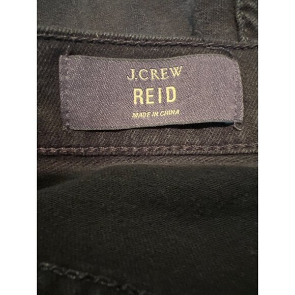 J.Crew Reid Black Denim Jeans Women's Size 30 Mid Rise Straight Leg - Picture 9 of 12